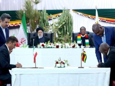 در حضور روسای جمهوری دو کشور؛ امضای اسناد همکاری میان ایران و زیمبابوه